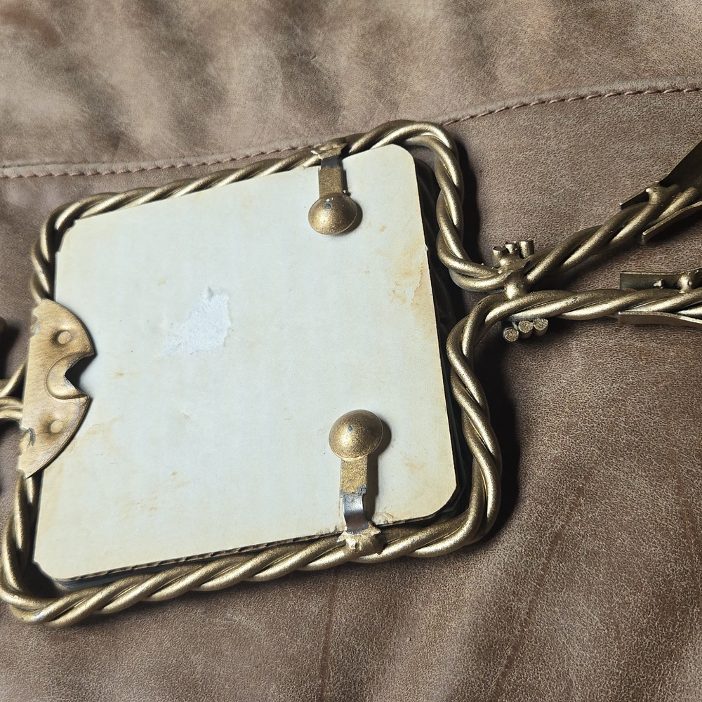 Gold Rope Design Mirror - Picture 3 of 4